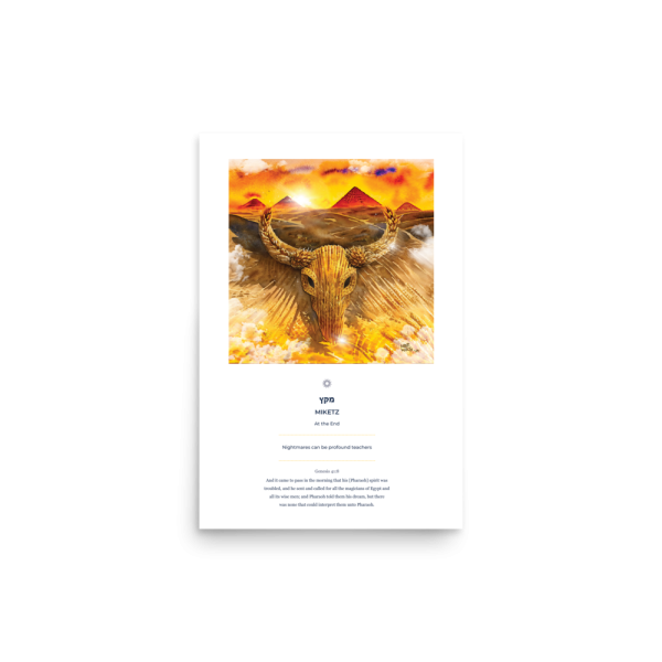 Parsha Miketz: Pharaoh's dream Photo paper poster