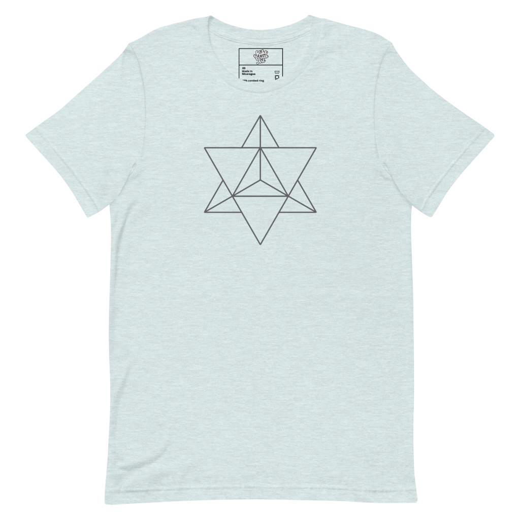 Merkaba Minimal Line Art T-Shirt