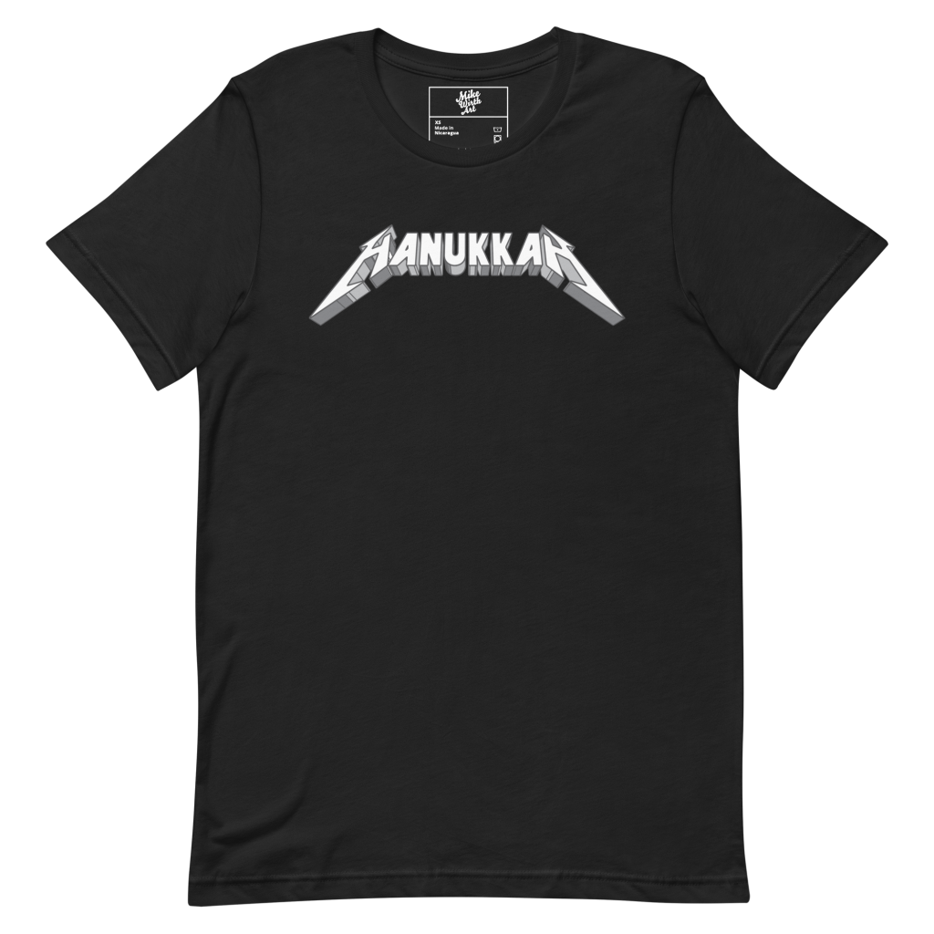 Hanukkah Metal Style T-Shirt